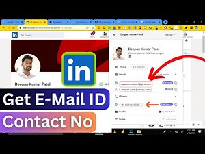 How To Get 📧Email Address And 📞Contact Number of Anyone From LinkedIn Profile - [ Update 2023 ]