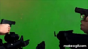 Guns Shooting Green Screen MLG effect on Make a GIF