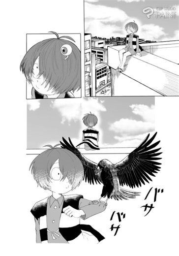 背景と漫画の描き方とクリスタ慣れの練習で描いたやつです 背景も漫画も難しい… #ゲゲゲの鬼太郎 #鬼太郎 #目玉のおやじ #手描きイラスト #イラストメイキング #イラスト