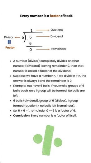 Factors, Dividend, Divisor, Quotient & Remainder | Numbers & Divisors