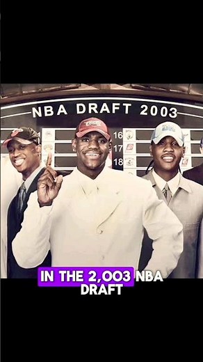 Fact about LeBron James | NBA debut\n, First pick 2003