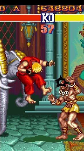 CPU Dhalsim Drains 90% of Health w/Yoga Noogie | Street Fighter 2 (SNES)