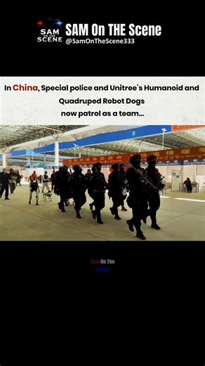 China’s New Police Force: Humanoid Robots + Robot Dogs on Duty