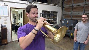 Buckle your seatbelts for 5 minutes of Andrew playing beautiful opera arias on a Monette flugelhorn. Andrew just sounds amazing on this instrument with a new Unity B2-7 flugelhorn mouthpiece we just made for it! As Andrew got used to the instrument over the five minute video posted here he sounded better and better - but he sounded great even in his very first first notes. Check out the extreme clarity of articulation and control in all registers at all dynamics. He was shocked at the in tune an