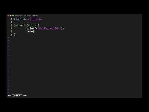 Create, Compile, Execute | Hello, World Program in C