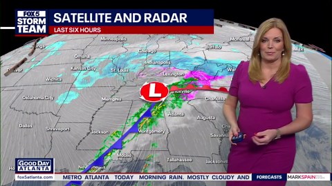 Monday morning weather forecast