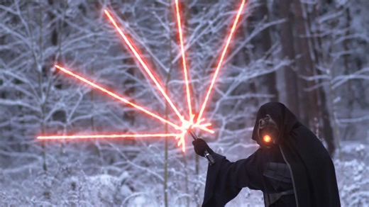 Epic Star Wars battle powered by next level lightsabers