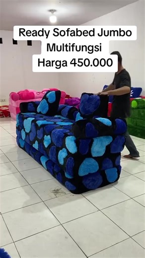 Sofabed Jumbo Multifungsi Siap Digunakan