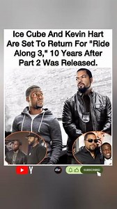 🎬🚔 Ice Cube & Kevin Hart reunite for 'Ride Along 3' — 10 years later. #FYP #Shorts