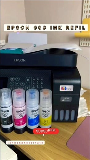 Refill Epson 003 Ink at Home | #ytshorts #viral #youtubeshorts #machine #tips #viralvideo #tips #ink
