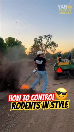 How to control rodents in style‼️😎 #strangerthings5