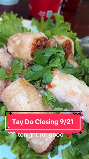 Tay Do Restaurant Closes Forever in Houston
