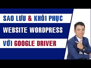 Instructions for automatically backing up and restoring websites to Google Drive with Duplicator ...