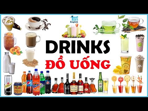 TỪ VỰNG TIẾNG ANH CÁC LOẠI ĐỒ UỐNG | DRINKS VOCABULARY | TBA English