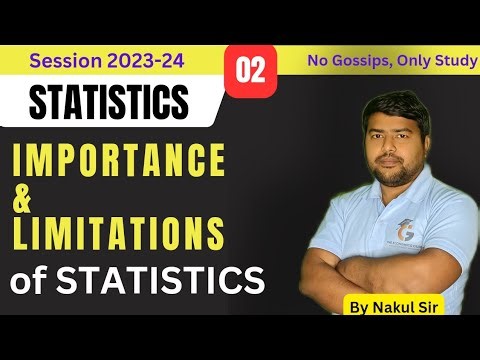 Importance and limitations of Statistics I #theeconomicsguru