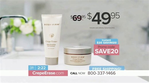 Crepe Erase Advanced TV Spot, 'Crepe Erase for $49.95' Featuring Jane Seymour, Courtney Thorne-Smith