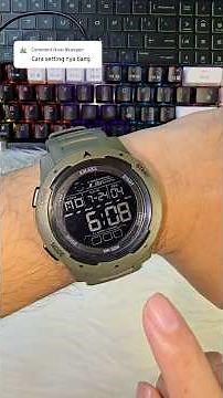 Tutorial on Setting the Time and Date on a Sporty Smael Watch #watch #smael