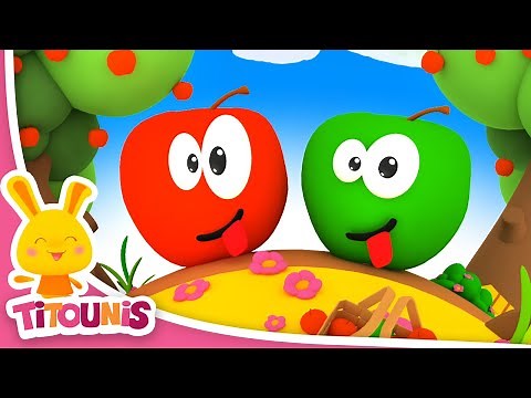 Comptines des Fruits + Pomme de Reinette Pomme d'api