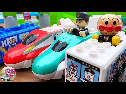 Japanese JR Shinkansen and train toys | Assemble block toys