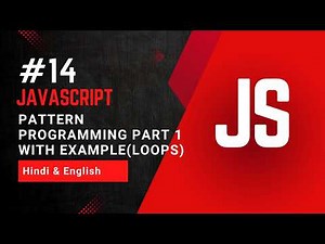 Pattern Programming in JavaScript Part 1 | Star Patterns Using Loops