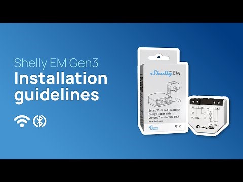 Shelly EM Gen3 - Installation video