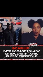 77K views · 2.4K reactions | New York rapper #ScarLip freestyled to #TheLadyofRage “Afro Puffs” for women’s history month!  Classmates, how did she do?!? #TheProgressReport #TPRMediaGroup | The Progress Report | Facebook