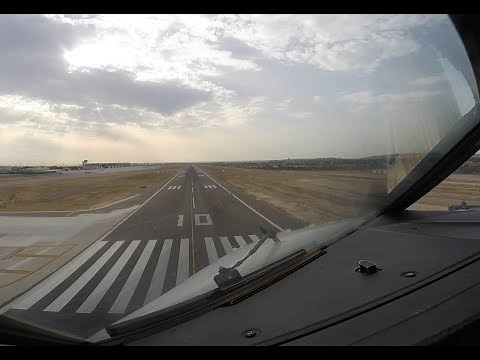 Approach & landing runway 10 Alicante airport (ALC LEAL)