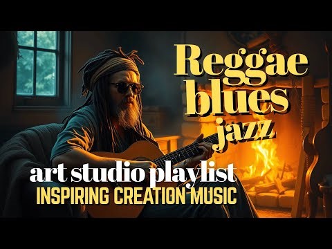 The Artist’s Studio Soundtrack • 2 Hours Reggae Jazz Blues • Where Creativity Comes Alive