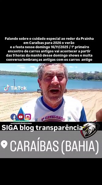 assista entrevista secretária municipais Caraíbas Bahia Aconteceu virou notícia siga o blog transparência Instagram Facebook YouTube tik Tok Sábado 15/11/2025 nov