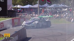 💥 Another big crash at the top of the Mountain. This time the Class B Ashley Seward Motorsport entry. | Bathurst 12 Hour