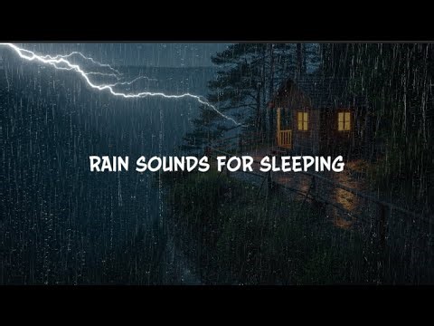 Deep Sleep Rain Sounds 🌧️ Heavy Night Rain for Sleeping, Stress Relief & Anxiety Reduction