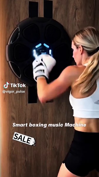 Dance with Your Fists: The Viral Boxing machine That Syncs Punches & Playlists#Outdoorfun #fitfun #boxing🥊boxing