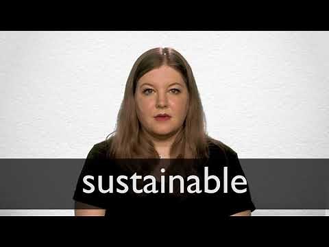How to pronounce SUSTAINABLE in British English