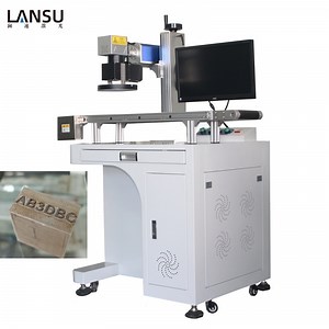 [Hot Item] Line Conveyor Belt CCD Vision Position Visual Capture Camera Auto Focus Fiber Laser Marking Machine