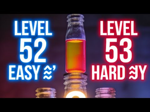 Easiest “Hard Level” Ever?! Level 52 vs Level 53 Mystery Bottles 💧 | WATER SORT 