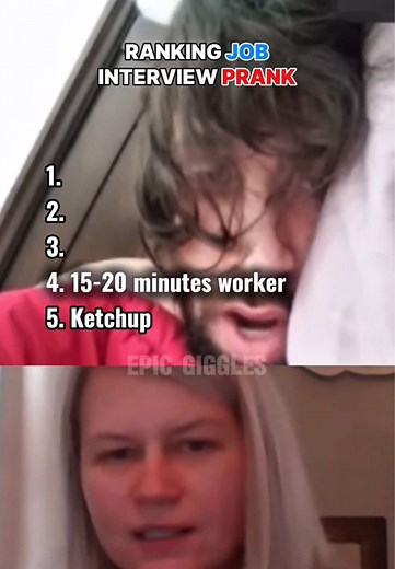 Ranking Legendary Job Interview Prank 💗 #moment #epicgiggles #funny #usa #interview