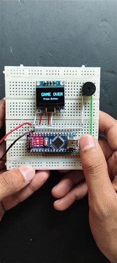 Arduino Nano Dino Game with Sound! 🎮🔊#arduinoproject #dinogame #sorts