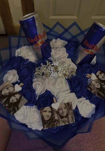 Red Bull Inspired Theme Bouquet Ideas