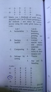 QuestionMatch the methods of solid waste disposal (List I) wi... | Filo