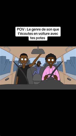 Le genre de son que tu écoutes en voiture #animation #animation2d #humour #sketch #drole