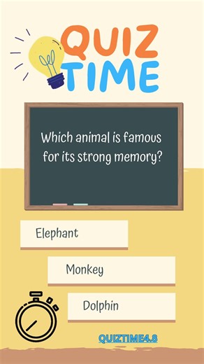 Which Animal Is Famous for Its Strong Memory? Discover the Answer!