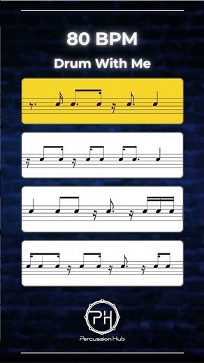 Fun Drum Game for Kids! 🎈 Play Along at 80 BPM