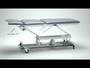 How does the Armedica Three Piece AM-BA Series 350 Treatment Table Work?