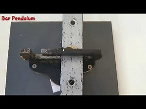 Determination of the value of the acceleration due to gravity with the help of a compound pendulum