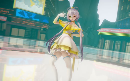 【洛天依/MMD】Happy(｢･ω･)｢嘿