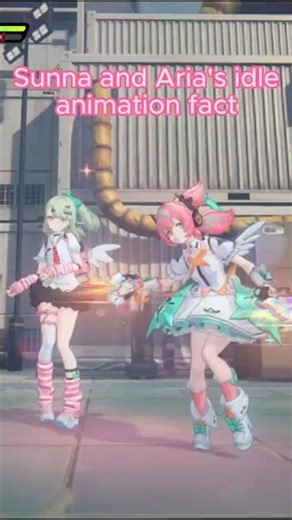 【ZZZ】Aria continues dancing if you switch to Sunna or vice versa.. #zenlesszonezero #aria