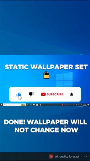 How to Stop Automatic Wallpaper Change in windows 10/11
