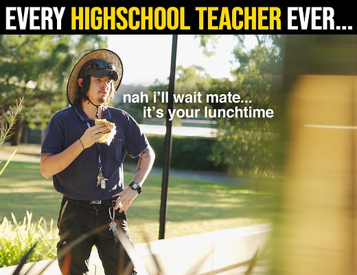 Every Highschool Teacher Ever... via. www.garncomedy.com.au | Garn.