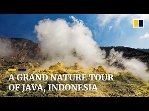Waterfalls and surfing beaches make for a scenic trip to the Indonesian island of Java