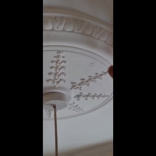 easy way to remove ceiling rose #decoration #ceilingrose
